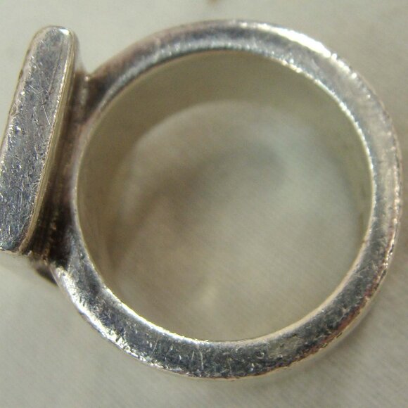 Rare!! EFVA Attling Hooked On Simone Heavy 24.1g 925 Sterling Silver Ring - Picture 7 of 10